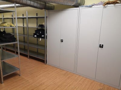 Furnishing of changing and warehouse rooms for the company "Pasažieru vilciens" 12